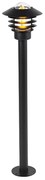 Lampione esterno moderna nera 100 cm IP44 - PRATO