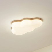 Plafoniera a LED Pilvi Lindby, Bianco / Opale, Soggiorno / Sala da pranzo, Plastica, Moderno, Plafoniera LED
