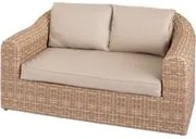 Divano da giardino 2 posti Moorea beige