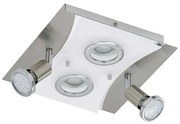 Briloner 3582-042 - Lampada LED da soffitto RIPOSO 2xLED/5W/230V + 2xGU10/3W