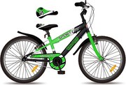 Bicicletta per Bambini 20" Stabilizzatori Freni Vbrake e Cavalletto Verde...