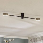 Nowodvorski Lighting Plafoniera Orbit II, nera, 2 luci