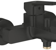 Rubinetto per vasca getto aerato Clova Pulse per muro nero spazzolato GROHE