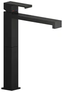 Rubinetto per lavabo getto aerato MIA nero verniciato a polvere opaco NOBILI H 30.4 cm