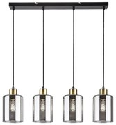 Rabalux 72247 - Lampadario a sospensione con filo PEREZ 4xE27/40W/230V