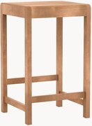 Sgabello alto in legno di betulla 01