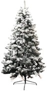 Albero di Natale artificiale innevato Wintersnow bianco H 180 cm x Ø 105 cm