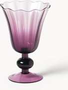 Set di 4 bicchieri da vino in vetro soffiato Tulya