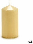 Candela Crema 7 x 13 x 7 cm (4 Unità)