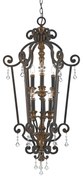 Lampadario Classico Marquette Acciaio Bronzo Heirloom 6 Luci E14