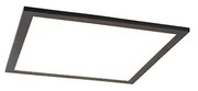 Plafoniera nera 40 cm con LED e telecomando - Live