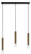 Leuchten Direkt 15618-60 - Lampadario a sospensione con filo BRUNA 3xE27/60W/230V ottone