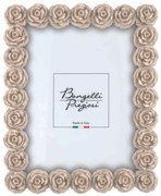 Bongelli preziosi portafoto cornice con rose Collezione Rose design NOCCIOLA