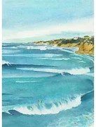Isidore Leroy Carta da parati panoramica Surf Guethary - 7/8/9