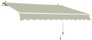 Tenda da sole a bracci estensibili mod. T137, L 3 x 2 m beige