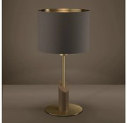 Eglo 390337 - Lampada da tavolo SANTANDRIA 1xE27/40W/230V marrone/oro