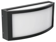 Applique Slim Design IP65 - E27 Nera Colore del corpo Nero
