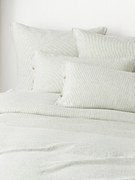 Copripiumino in lino lavato a righe sottili Rinna