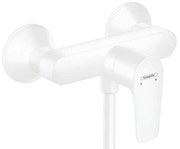 Rubinetto per doccia getto laminare cristallino monocomando Talis E bianco opaco HANSGROHE