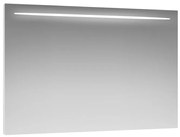 Specchio con illuminazione integrata bagno rettangolare Retroil L 100 x H 70 x P 2 cm grigio / argento