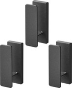 Set di ganci da parete neri in metallo 3 pz Tower – YAMAZAKI