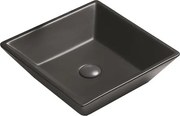 Mexen Pola lavandino da appoggio 41 x 41 cm, nero opaco - 22224185