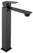 Rubinetto per lavabo getto aerato Flat nero pvd opaco MAMOLI