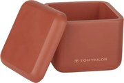 Organizer da bagno in poliresina arancione per dischetti di cotone Tom Tailor T-Rounded – Wenko