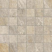 Mosaico in gres porcellanato Regent Ivory avorio L 30 x L 30cm x Sp. 8 mm, 10 pezzi