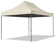 TOOLPORT 3x4,5m gazebo pieghevole, PREMIUM acciaio, crema - (600047)