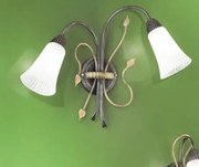 Sforzin Illuminazione Salice Bianco Applique 2 Luci (ULTIMI DISPONIBILI - N°2)