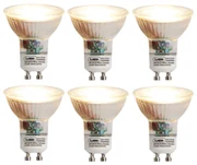 Set di 7 lampade LED GU10 dimmerabili 7W 500 lm 2700K