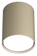 Plafoniera Moderna Cilindrica Shape Metallo Sabbia 1 Luce Gx53 10Cm