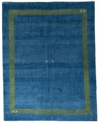 Gabbeh Tappeto 200 x 250 Blu (Iran) Annodato A Mano