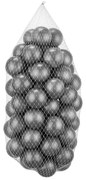 50 palline gioco in plastica Ø 7 cm grigie