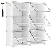 Scaffale modulare con scomparti BOXIFY bianco