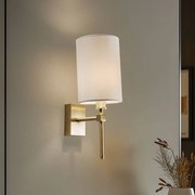 Argon Applique Azzi paralume in tessuto 1 luce bianco