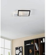 Plafoniera LED design Gafares, nero33 cm, luce con 3 temperature di colore, 2100 lumen EGLO