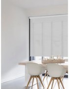 Tenda a rullo filtrante Lino Chine bianco 150x250 cm