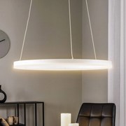 Lampada LED a sospensione Arcchio Albiona, bianco, 1 anello, Ø 60 cm Albiona Arcchio, dimmerabile, Bianco / Opale, Cucina, Metallo, Moderno