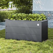 PRIMEYARD 75 x 150 x 78 cm Orto rialzato, acciaio, antracite - (GFPV00955)
