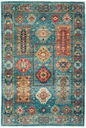 Samarkand Tappeto 120 x 80 Blu (Pakistan) Annodato A Mano