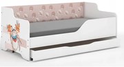 Letto per bambini con animali 160x80 cm