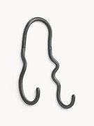 Gancio da parete fatto a mano in ottone Curvature