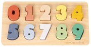 Puzzle in legno - Numeri da 0 a 9