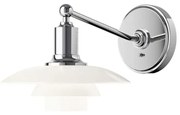 Louis Poulsen - PH 2/1 Applique da Parete Cablato SW White Opal Glass Louis Poulsen