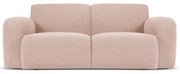 Divano in tessuto bouclé rosa 170 cm Molino - Micadoni Home