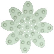 5 Formine Fiore Antiscivolo per Doccia e Vasca in PVC Verde