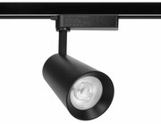 Faro LED 40W Monofase Nero CRI92 CCT Bianco Variabile 38° Bridgelux LED Colore Bianco Variabile CCT