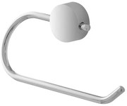 Anello porta salviette a muro in acciaio cromato Plaza